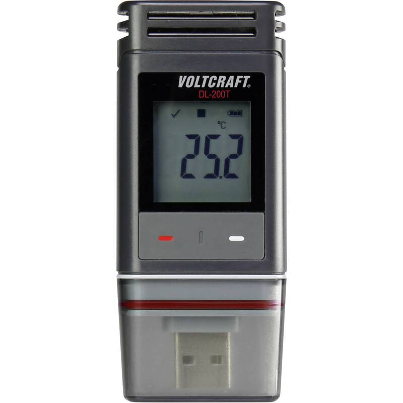 VOLTCRAFT DL-200T Datenlogger mobiler Funk-CMOS-Scanner IP65 Bluetooth - 4016139081274