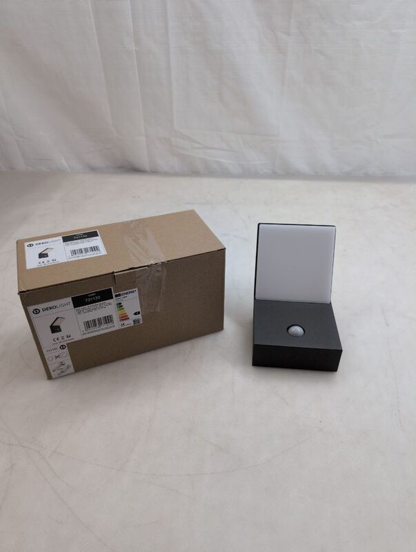 Deko-Light LED Sensor Outdoor Wall Light Tucanae, Grey, Height 22 Cm, IP54 - 4042943171092