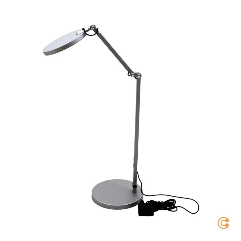 FABAS LUCE Tischleuchte Regina LED dimmbar Touchdimmer warmweiß 80cm alu 1000lm - 8019282510826