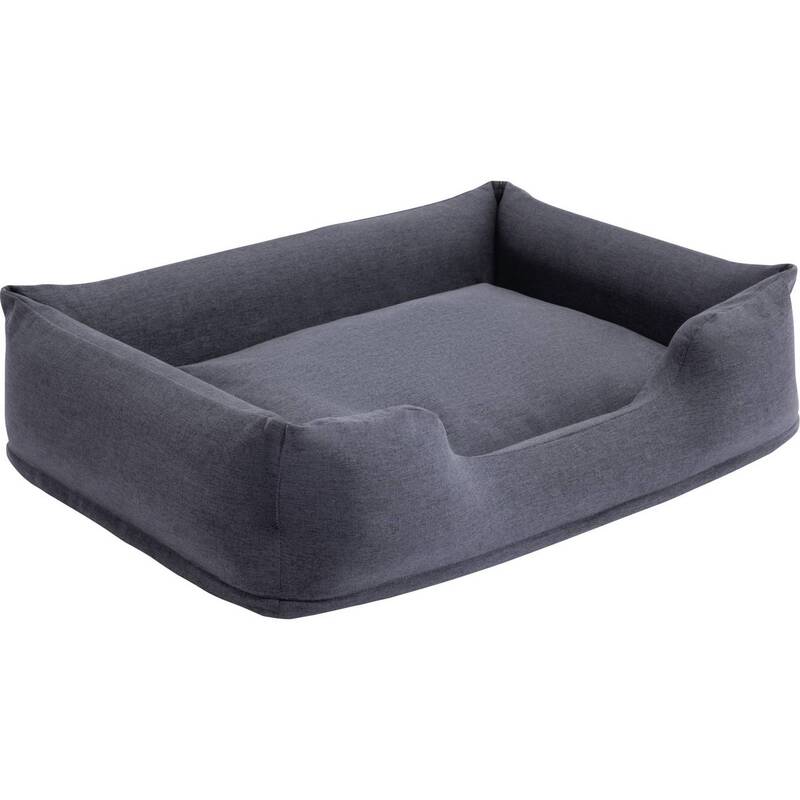 Intex Hundebett Hundeliege anthrazit aufblasbar für kleine Hunde XS/S 79x58cm - 6941057429335