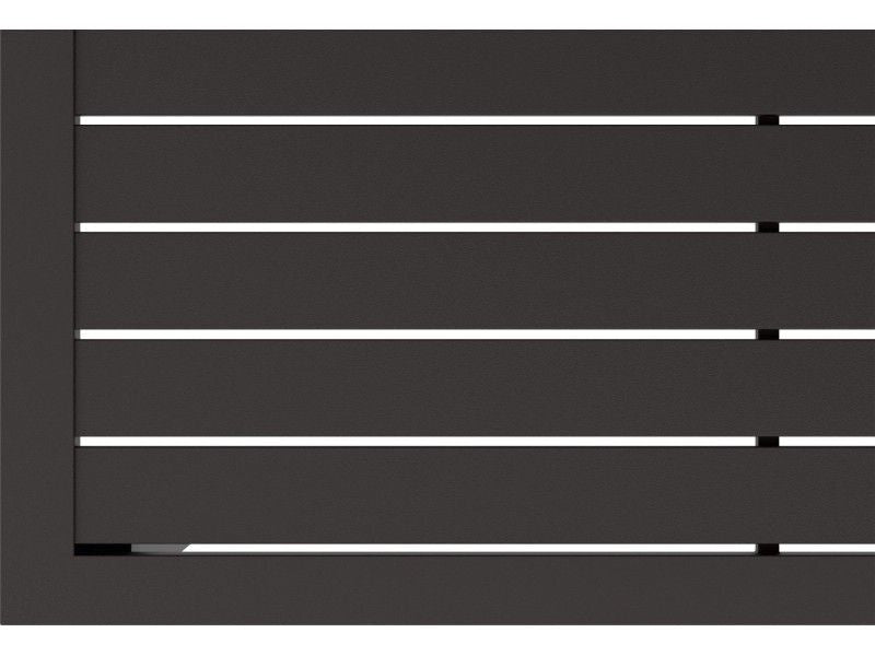 Esstischgruppe Invermay 4-teilig Tischgruppe Aluminium Akazienholz grau 43cm - 4007873331114
