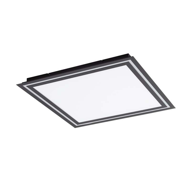 Lucande Deckenlampe Deckenleuchte LED Leicy schwarz RGB CCT Fernbedienung 64 cm - 4251911766233