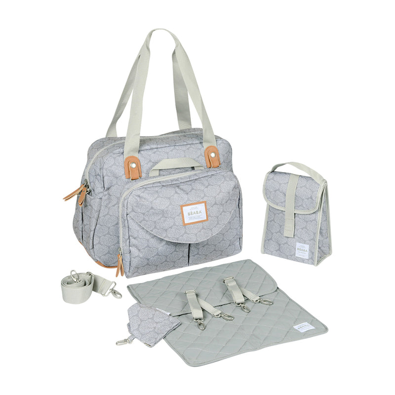 BÉABA Wickeltasche Tasche Baby Tasche Playprint Tiny Clouds Fassungsvermögen - 3384349402587