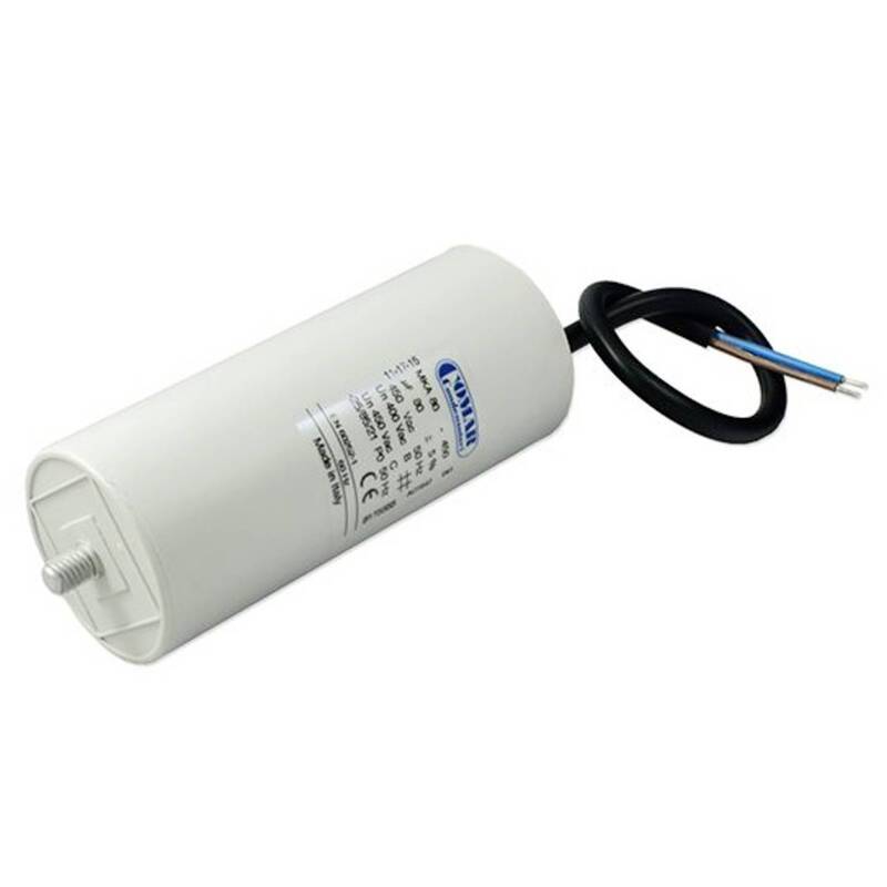 COMAR Motorbetriebskondensator 25µF 450V Heizkörper Kunststoff Ø40mm 1 Stück - 2050010159746