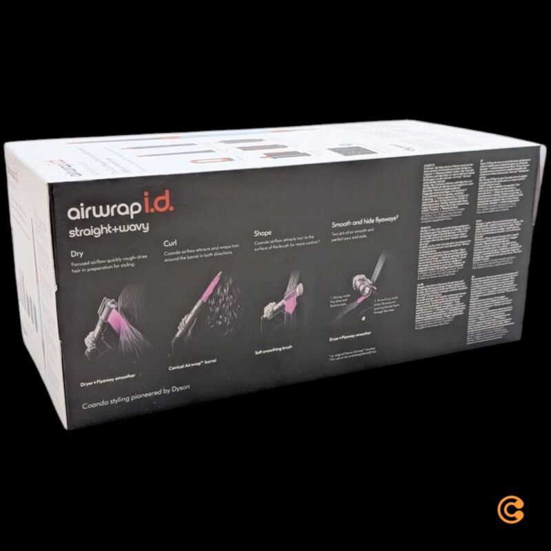 Dyson Lockenstab Airwrap i.d. Haartrockner Stylinggerät schwarz 1300W 3 Stufen - 5025155098943