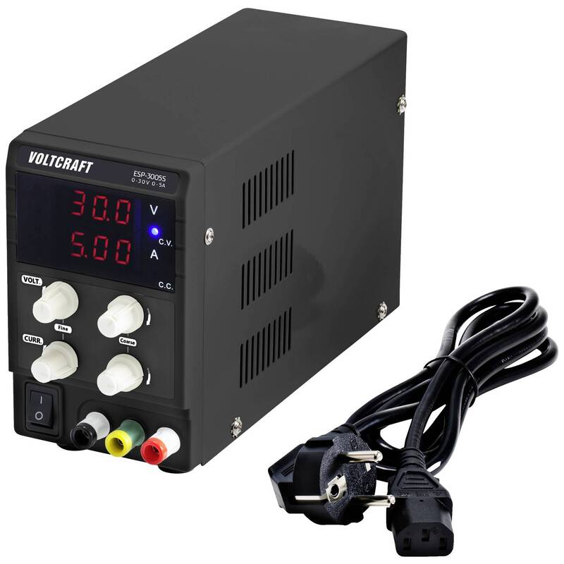 Voltcraft Labornetzgerät ESP-3005S Schaltnetzteil 150W 30V 5A schmale Bauform - 4064161213675