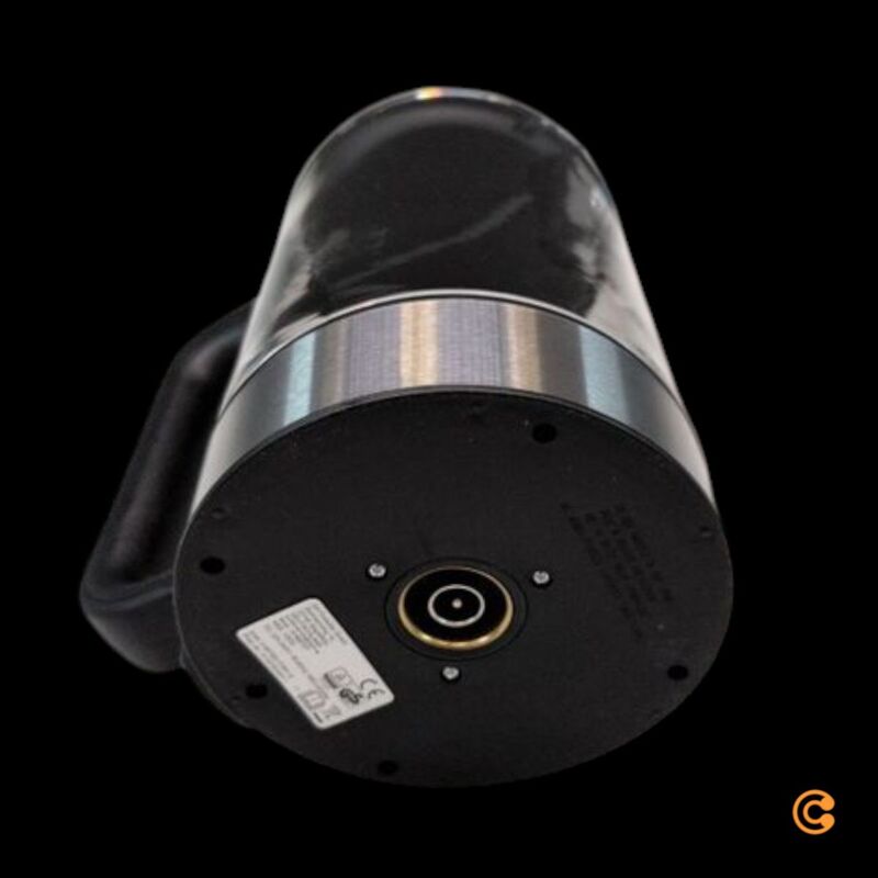 GourmetMaxx Wasserkocher Teekocher 1,7l 2200W Edelstahl schwarz kabellos Glas - 4067522016618
