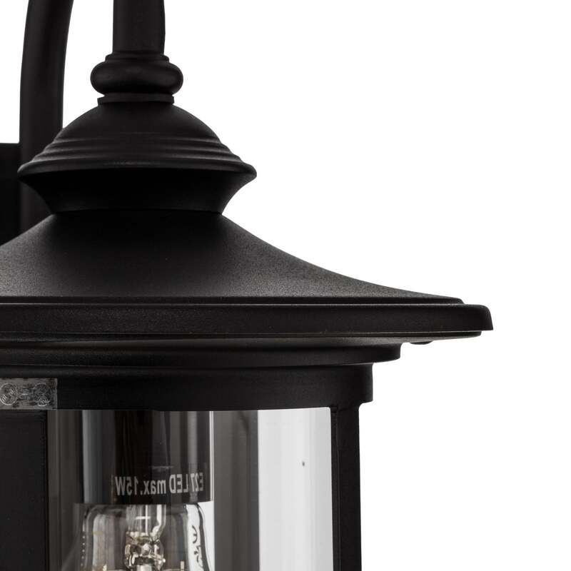 Lindby Außenwandleuchte Zayn LED Gartenleuchte Lampe dimmbar schwarz IP23 33cm - 4251096568134