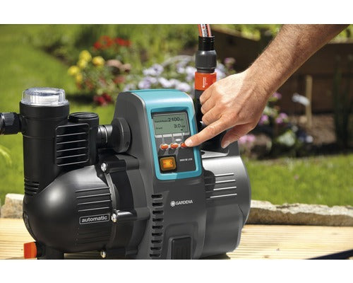 Gardena Hauswasserautomat 5000/5 LCD flüsterleise Jetpumpe 5000l/h 5bar 8m - 4078500044363