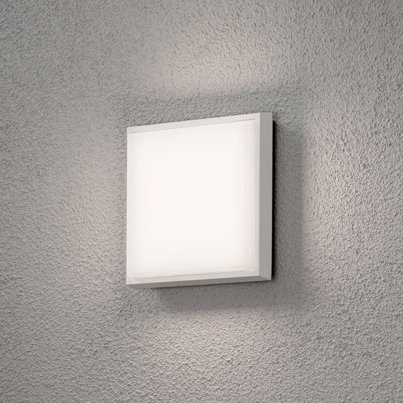 Außenwandleuchte Wandlampe Konstsmide LED Cesena weiß matt Aluminium Kunststoff - 7318307975253