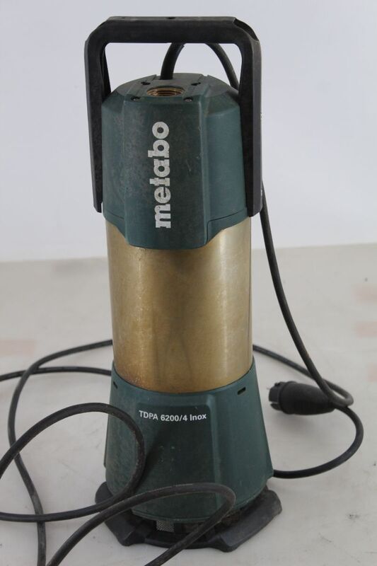 Metabo Tauchdruck-Pumpe Edelstahl 6200 l/h 47 m Handtauchpumpe Gartenpumpe - 4061792265455