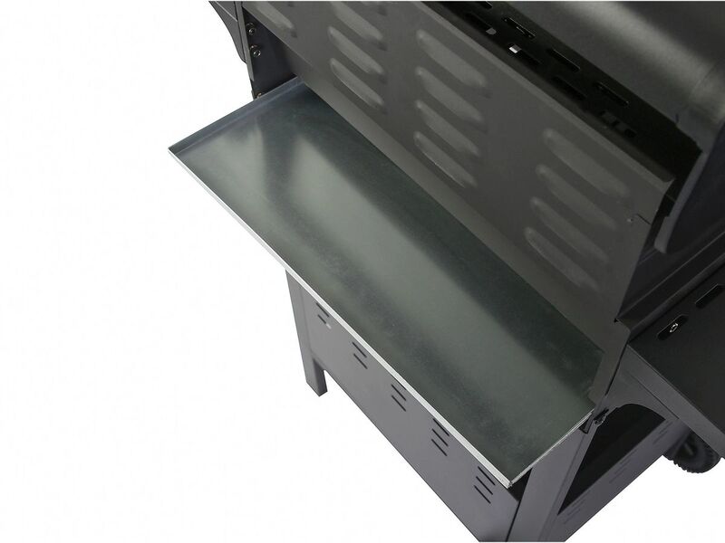 El Fuego Gasgrill San Angelo 3 Brenner Grillfläche 51,5x37,5cm schwarz 8,4kW - 4250373205816