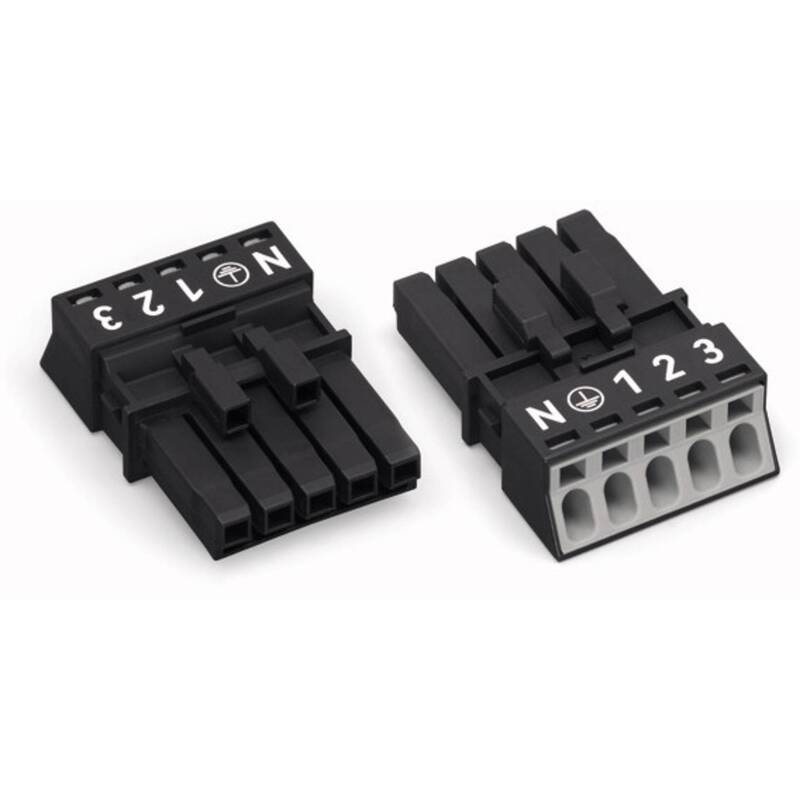 WAGO 50St  Netz-Steckverbinder Steckdose WINSTA MINI Buchse 5-polig 16A - 4045454726737