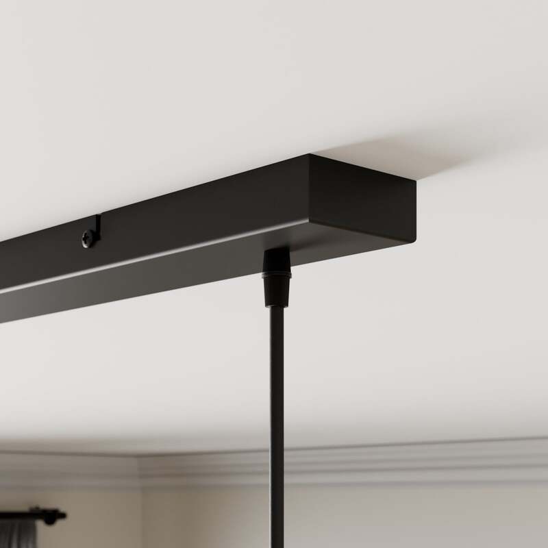 Lindby Pendellampe Rangina LED Hängelampe 3-flammig dimmbar kupfer 100cm - 4251096565423
