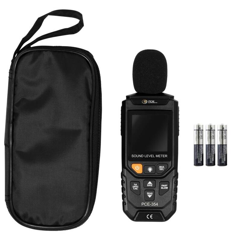 PCE Instruments Schallpegelmessgerät PCE-354 30-130 dB 20-12500 Hz Datenlogger - 4250348731104