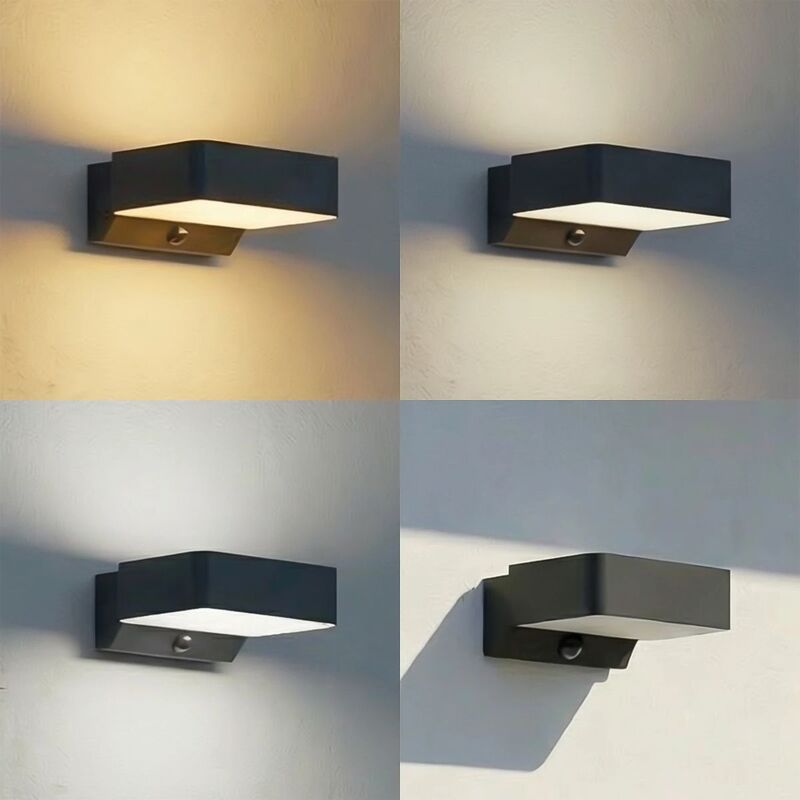 Lindby Außenwandleuchte Fando LED Wandleuchte Gartenlampe anthrazit 22,5cm IP44 - 4255830909023