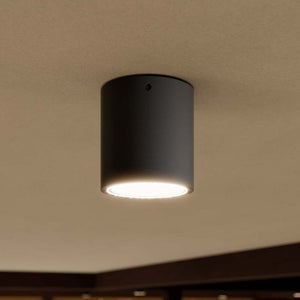B-Ware Lucande Deckenleuchte Meret LED Außenleuchte anthrazit IP54 563 Lumen 9cm Ø