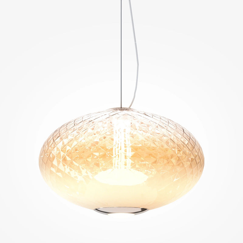 Maytoni Pendelleuchte Hängelampe LED Bruma weiß Glas - 4099776161820