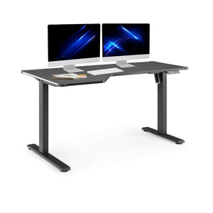 B-Ware hjh OFFICE Schreibtisch Worktime Game elektrisch höhenverstellbar schwarz