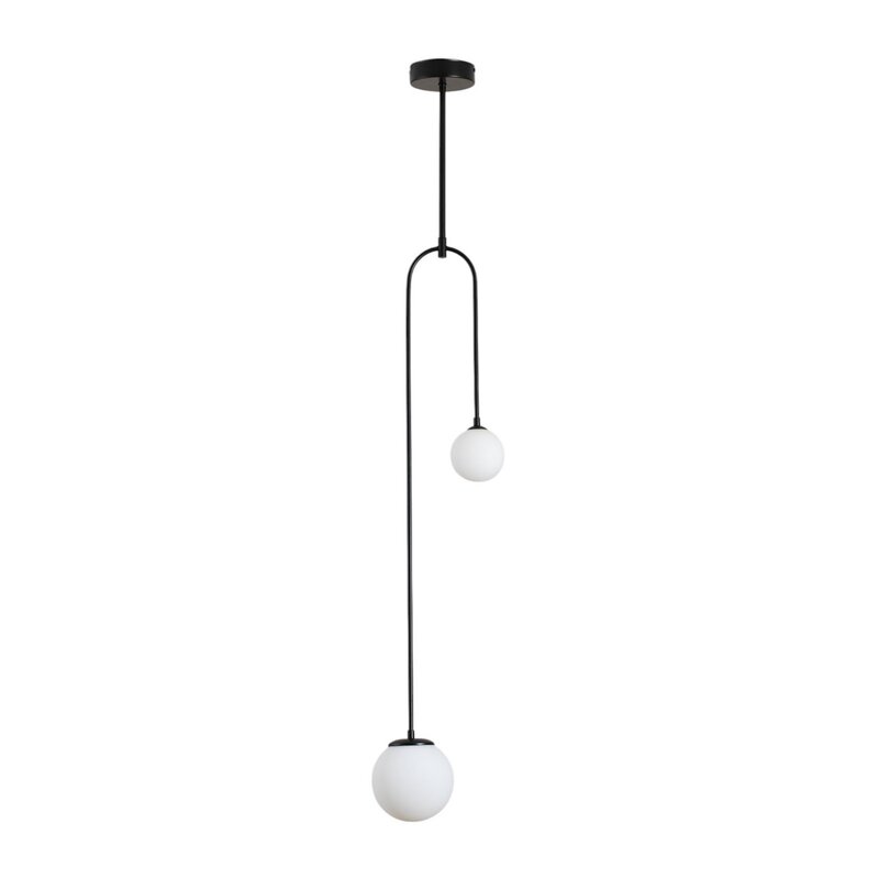 Avonni Hängeleuchte AV-1897-2BSY 2 Glaskugeln Deckenlampe Deckenleuchte Lampe G9 - 8698957177535