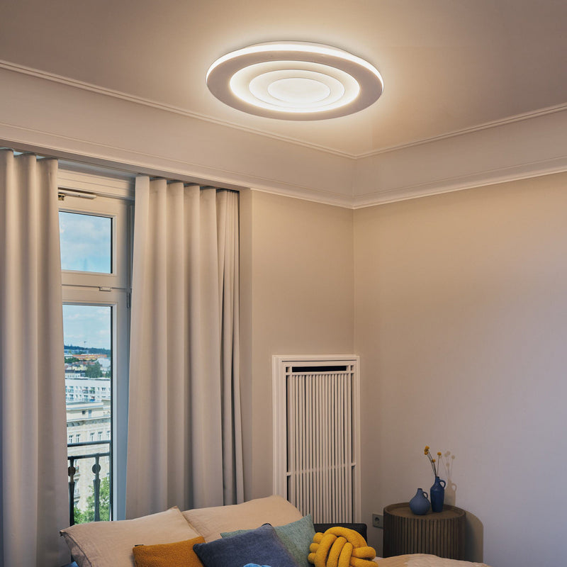 OSRAM LED-Deckenleuchte Lampe ORBIS SPIRAL ROUND weiß Stahl Leuchte Ø69cm848 - 4099854450464
