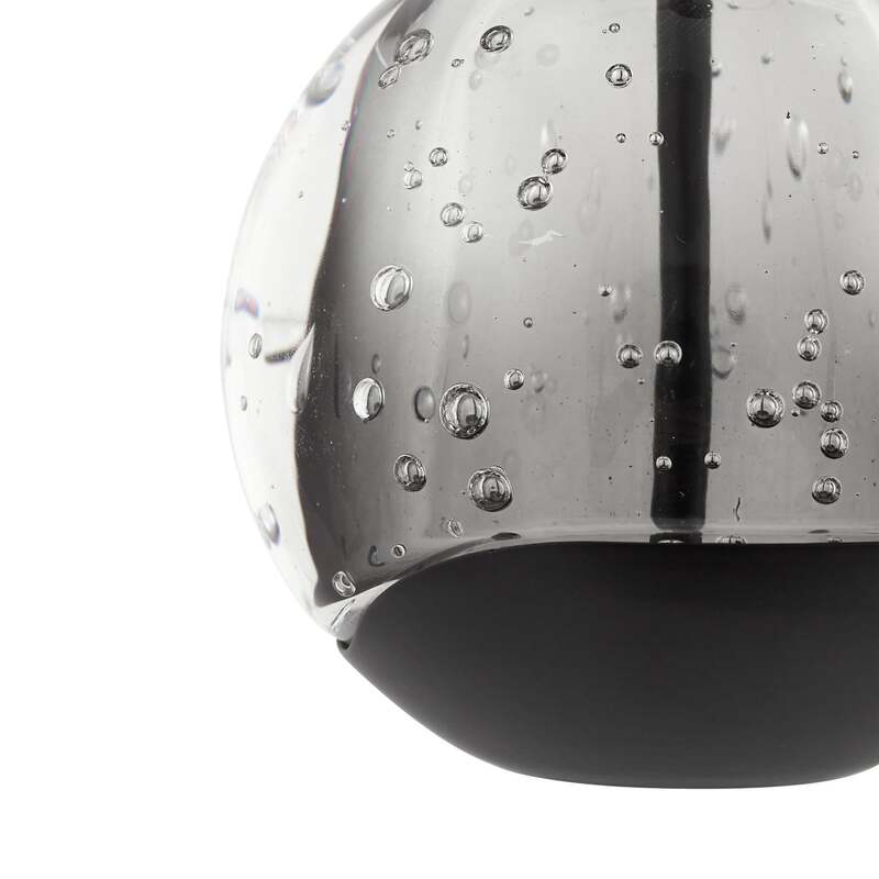 Lucande LED-Hängelampe Hayley schwarz 9-flg Glas 5900 Lumen 3000 K 46 W - 4251911798807
