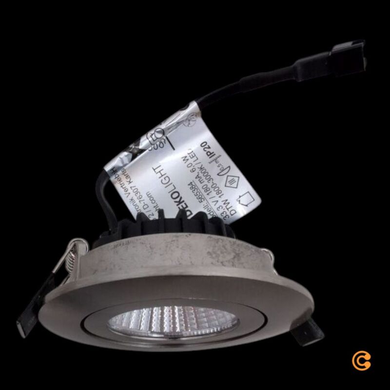 Deko Light LED Einbauspot Einbauleuchte Dione LED fest eingebaut Nickel - 4042943175236