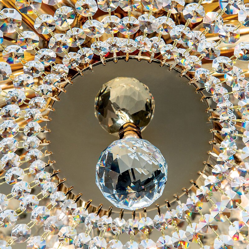 ORION Kristalldeckenleuchte Leuchte SHERATA gold Deckenlampe SIEHE TEXT/FOTO - 9003090129348