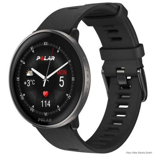 Polar Fitnessuhr Ignite 3 GPS schwarz hochauflösender Touchscreen - 0725882066233