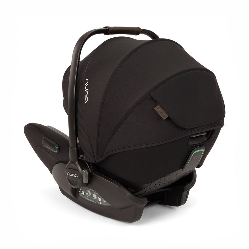 Nuna Babyschale ARRA flex Caviar 25 Autositz Gruppe 0+ schwarz von Geburt an - 8721094534142