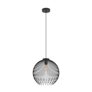 B-Ware Eglo Hängeleuchte Pendelleuchte VENEZUELA LED dimmbar schwarz Ø40cm Metall E27