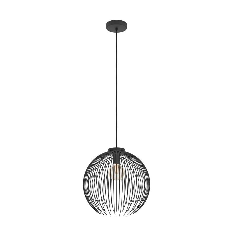Eglo Hängeleuchte Pendelleuchte VENEZUELA LED dimmbar schwarz Ø40cm Metall E27 - 9008606282258