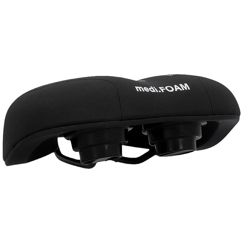 Fischer Fahrrad Sattel R.E.Med Memory Foam Trekking Sattel schwarz ergonomisch - 4008153856822
