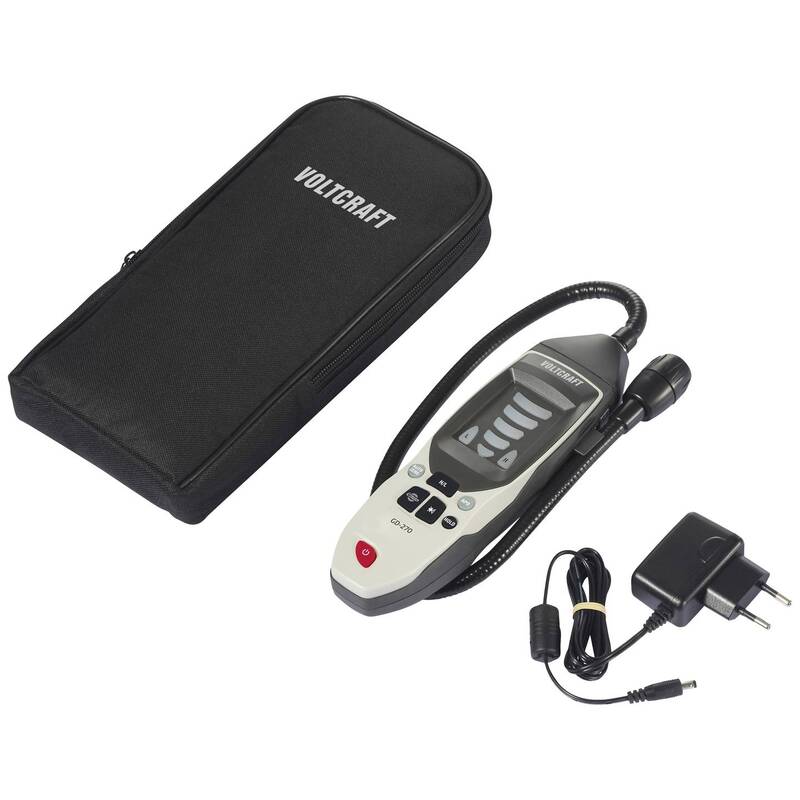 Voltcraft Gasleck-Detektor GD-270 Methan Wasserstoff Propan Handgerät 415g - 4064161312637