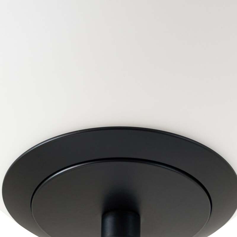 Lucande Stehleuchte Darrow LED dimmbar Touchdimmer Lampe schwarz/opal 320cm - 4255830903885