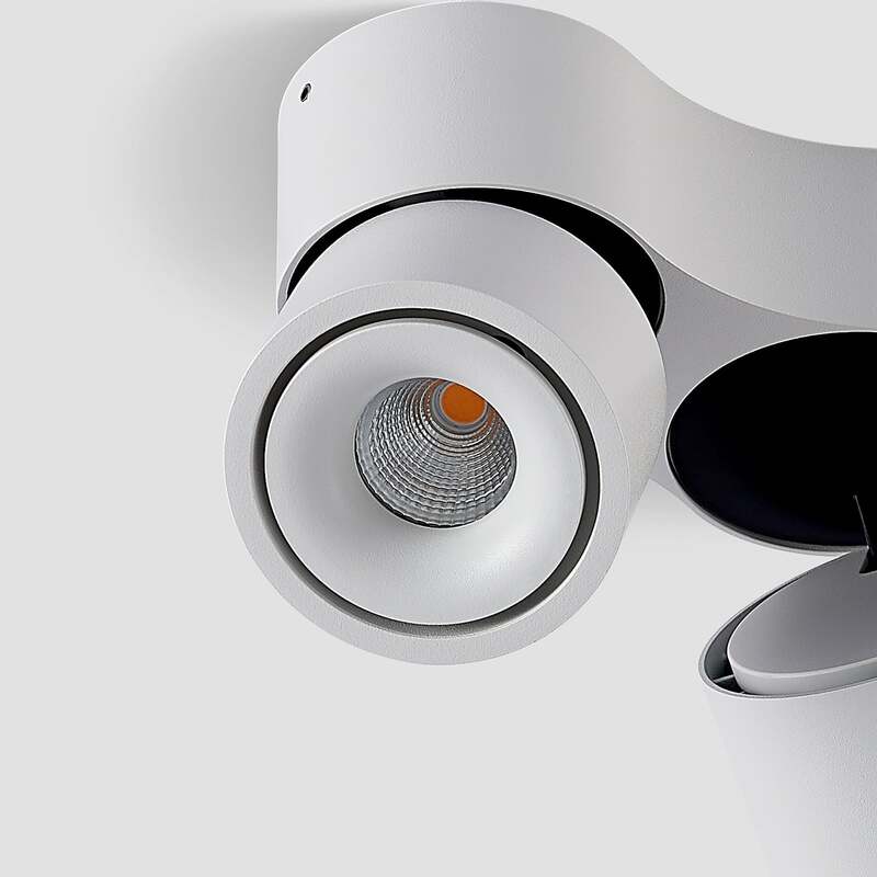Arcchio Deckenstrahler Rotari LED Strahler dimmbar 2-flg warmweiß 1362lm weiß - 4251096579345
