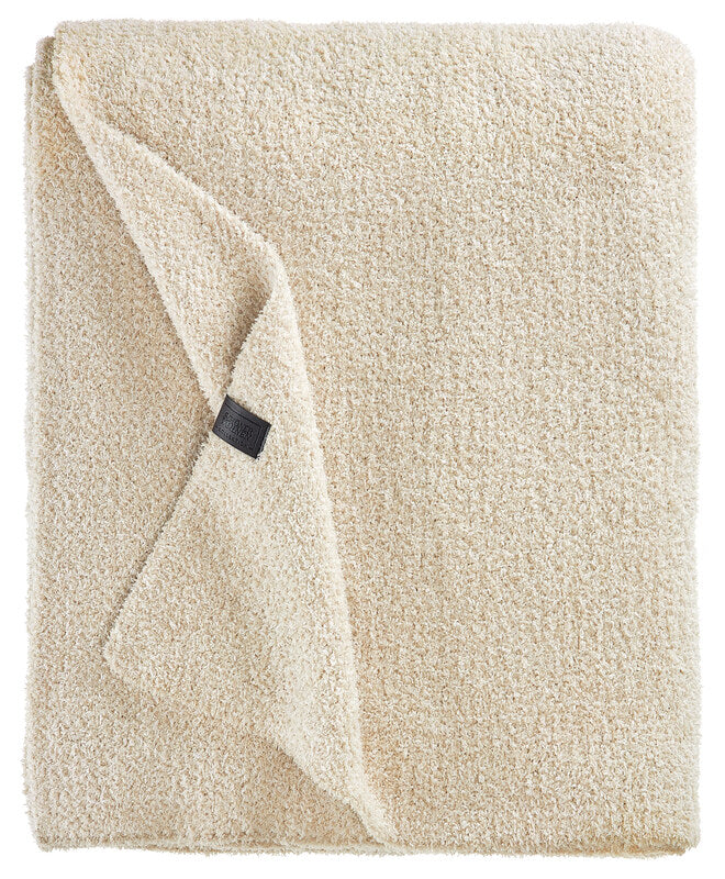 Schöner Wohnen Vivid Plaid Decke 130x170cm beige Uni Polyester - 4005414523066