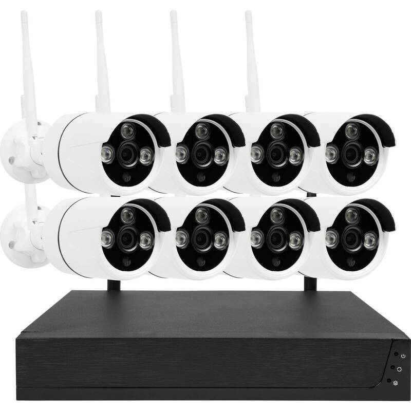Smartwares Funkkamera-Set Überwachungssystem Sicherheitskamera 8 Kameras - 8712836976337