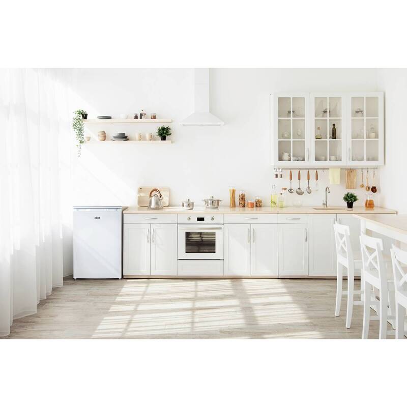 Domo Kühlschrank mit Gefrierfach 113L Energieeffizienz C weiß 39 dB - 5411397162694