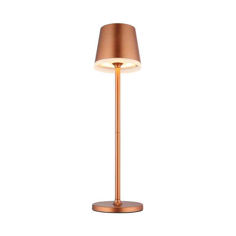 Globo Gartenleuchte LED Solarleuchte kupferfarben 41cm IP44 Tischlampe Leuchte - 9007371487356