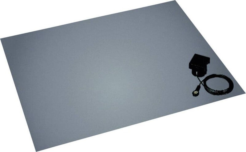 BJZ C-211 152 10,3 ESD-Bodenmatten-Set Antistatikmatte Matte Grau 1500x1200x3,5 - 4057989027111