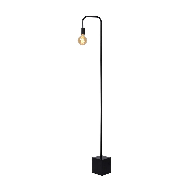 Lucide Stehleuchte Bodenlampe Lorin Schwarz Wohnzimmer Lampe Standlampe - 5411212450685