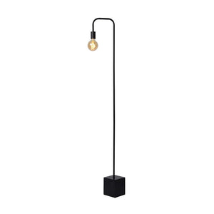 B-Ware Lucide Stehleuchte Bodenlampe Lorin Schwarz Wohnzimmer Lampe Standlampe