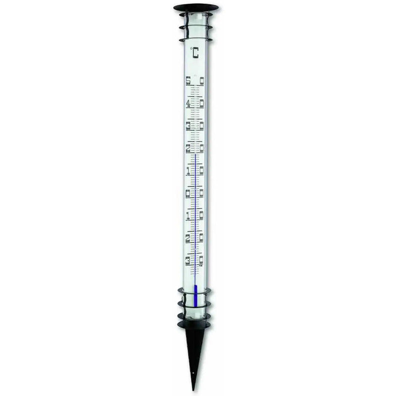 TFA Dostmann Thermometer Garten Thermometer schwarz Metall wetterfest -30 bis - 4009816319012
