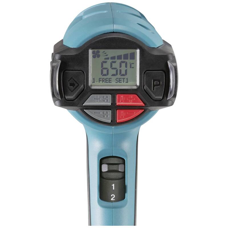 Makita Heißluftgebläse HG6531CK 2000W Temperaturregelung 50-650°C 550l/min - 88381876018