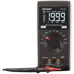 B-Ware Voltcraft Hand-Multimeter VC131 digital CAT III 600V Messgerät 2000 Counts 262g