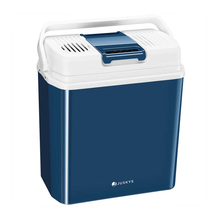 Kühlbox Nordpol Elektrische Kühlbox blau 24 L mit 12V 230V Anschluss unterwegs - 4260565527978