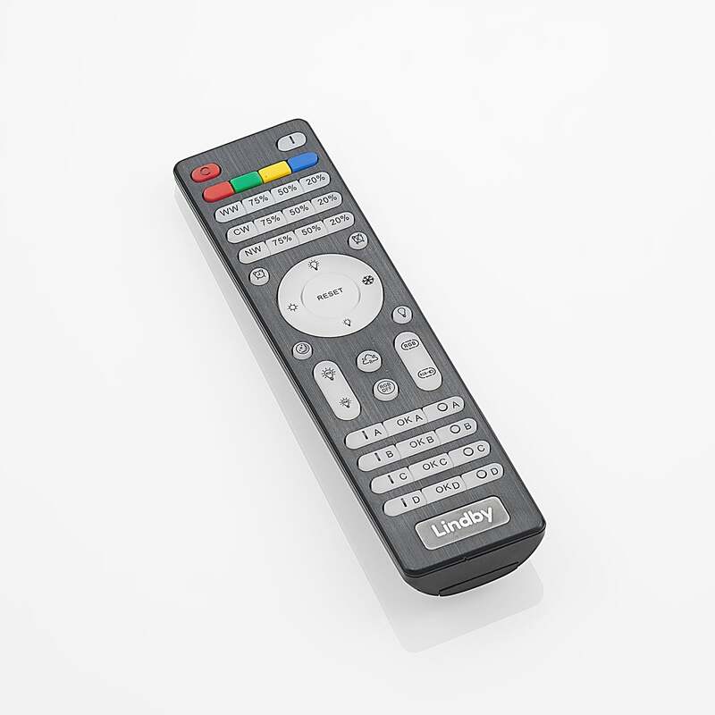 Lindby Deckenleuchte Wikani LED Lampe dimmbar RGB CCT weiß Ø 49 cm Fernbedienung - 4251096599374