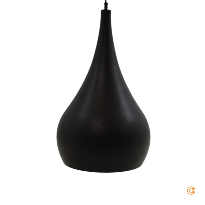 Menzel Hängeleuchte Solo Lampe Zwiebelbraun-schwarz 30cm E27 1-flammig - 4023212070445