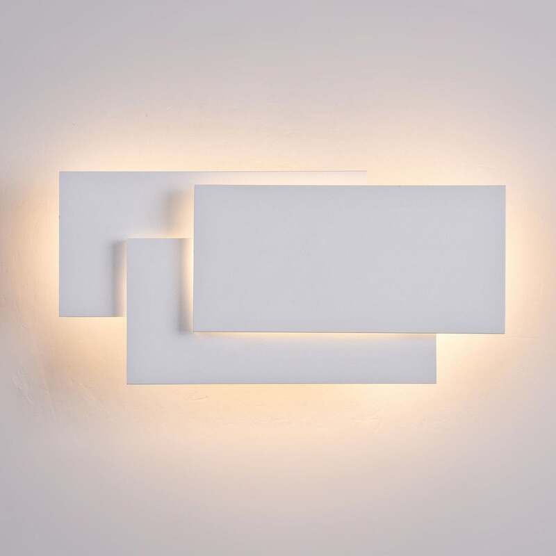 MAYTONI Wandleuchte Wandlampe Trame LED Leuchte Lampe weiß 26x12,5cm IP20 - 4251110042985